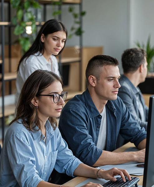 PromotionsUP team collaborating in Aligarh office